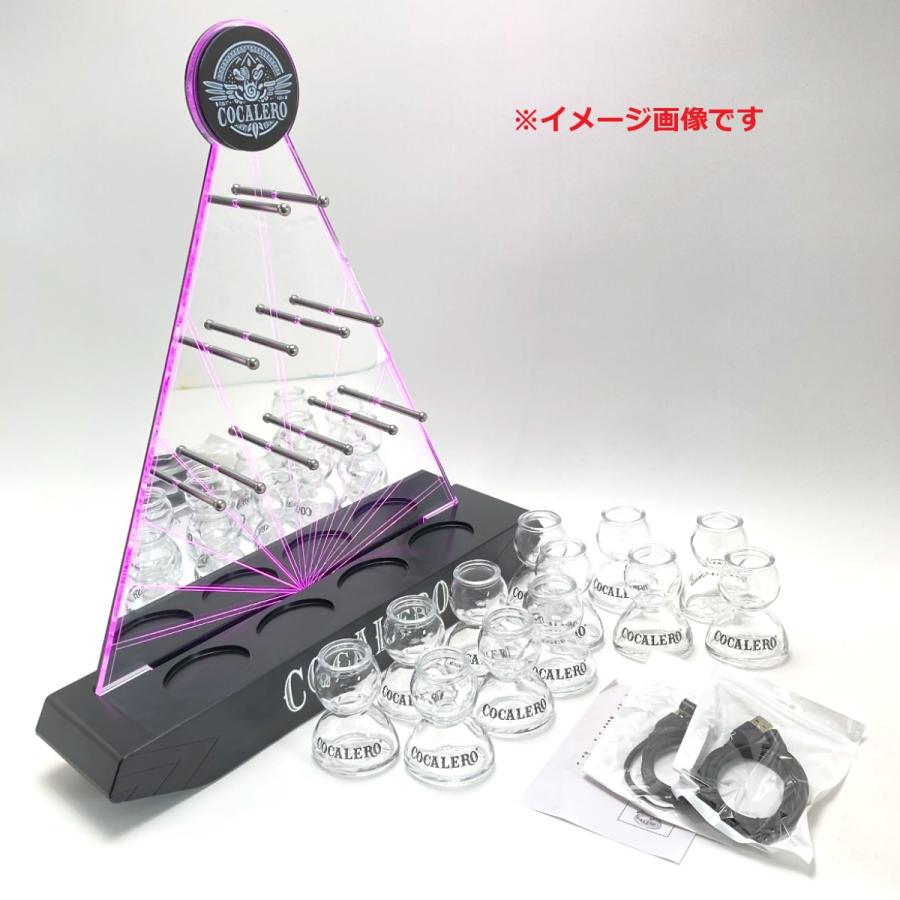 COCALERO コカレロ ボムタワー LEDディスプレイ グラス12個付き 未使用