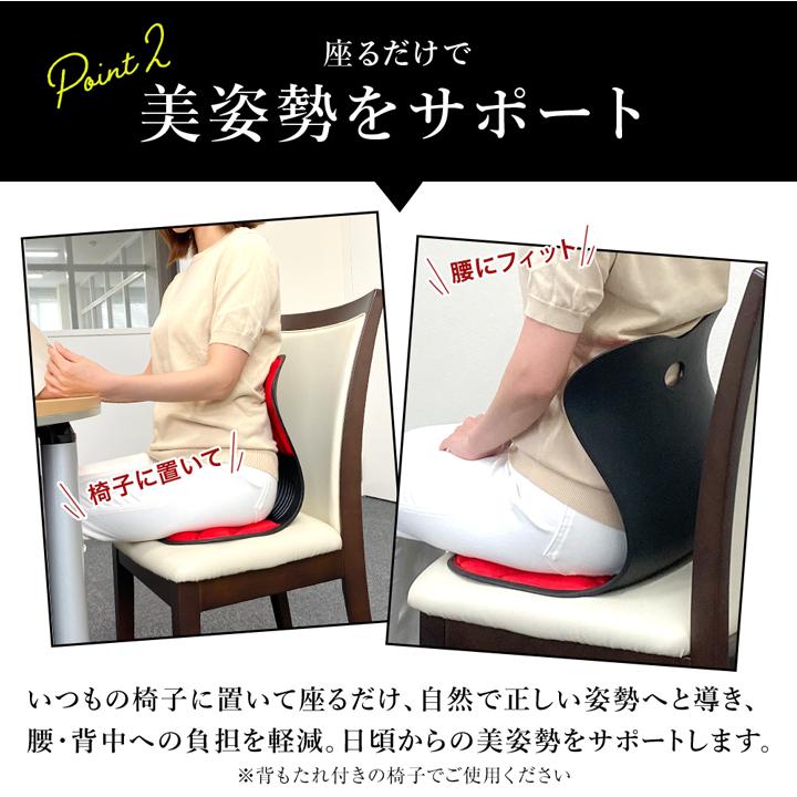 姿勢矯正 座椅子 クッション スワンル ボーテ swanru 姿勢 サポート