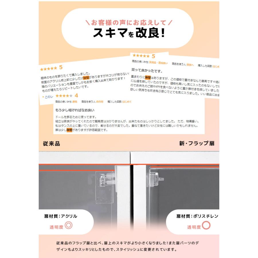 ひな壇付き フィギュアケース CUBE BOX α NEW コレクションケース