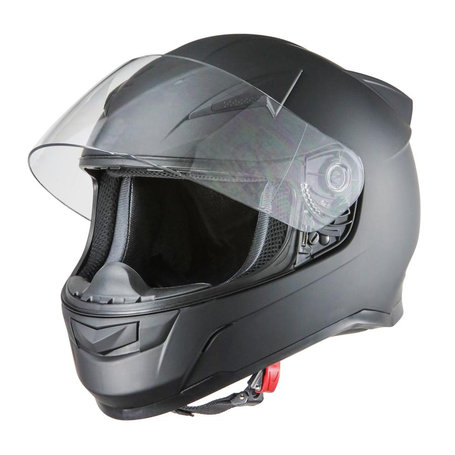 バイクヘルメット M 57〜58cm ヘルメット フルフェイス マットブラック