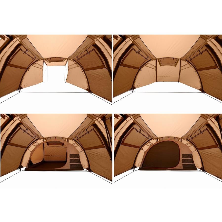 ノルディスク 122057 レイサ6 Reisa 6 PU Cashew/Brown カシュー