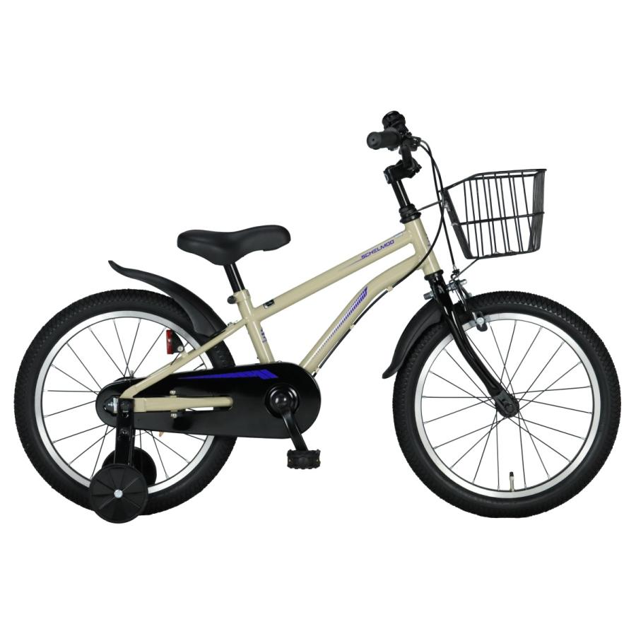 幼児用自転車 18インチ 補助輪 カゴ付き カッコいい ジュニア 男の子