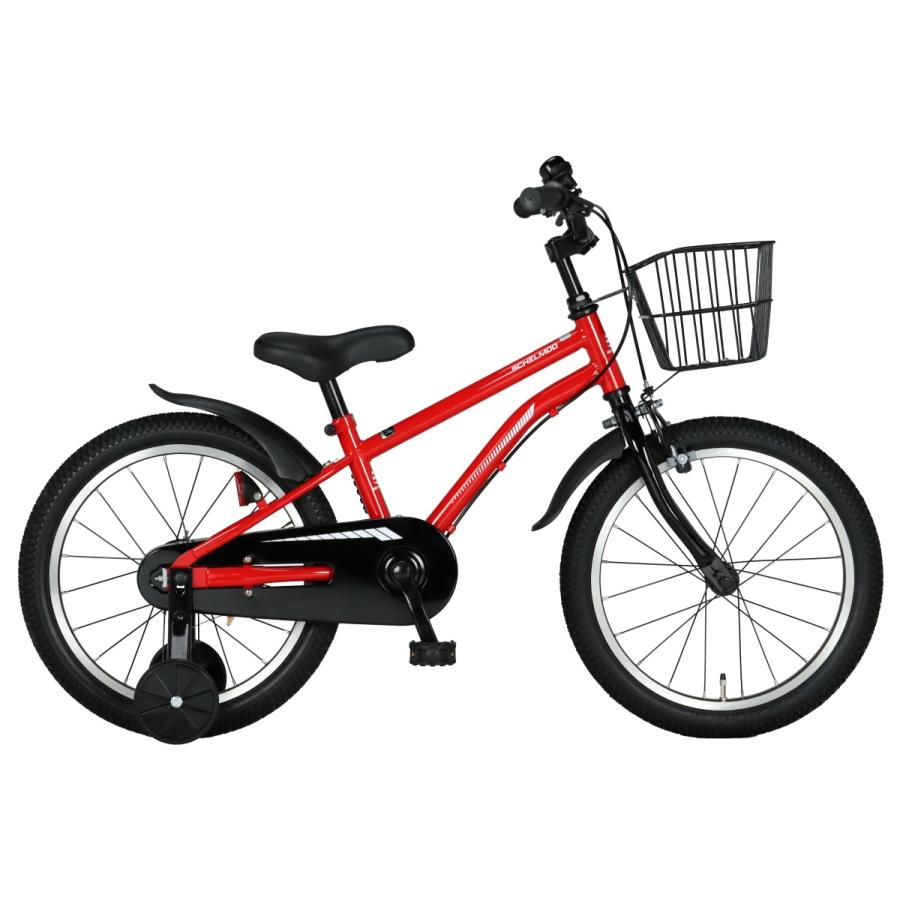 幼児用自転車 18インチ 補助輪 カゴ付き カッコいい ジュニア 男の子