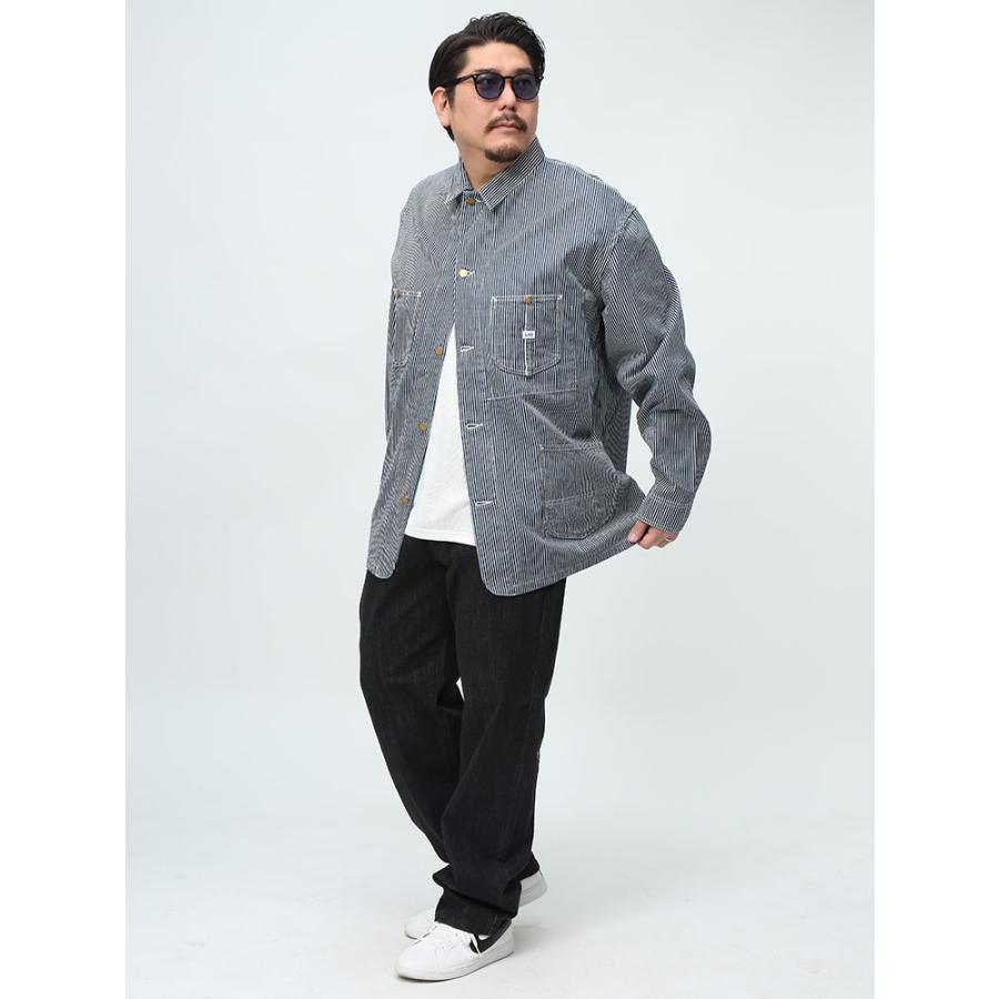 Lee（リー） ロコジャケット メンズ 大きいサイズ ヒッコリー