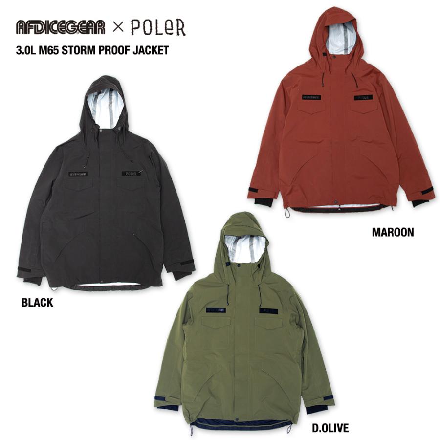POLeR（ポーラー） AFDICEGEAR × POLeR 3.0L M65 STORM PROOF JACKET