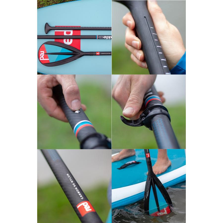 RED PADDLE CARBON 50 NYLON ADJUSTABLE SUP 3PC/ レッドパドル パドル