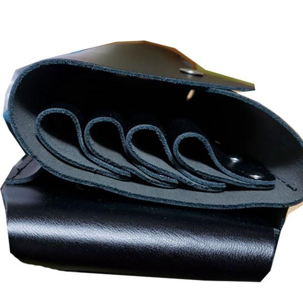 クレ 本革シザーケース シザー4丁入れ 斜めがけOK ベルト通しOK CULE