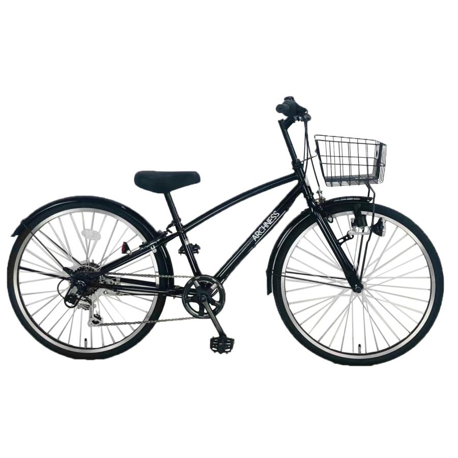 子供用自転車 クロスバイク 24インチ 6段変速 自転車 小学生 カゴ