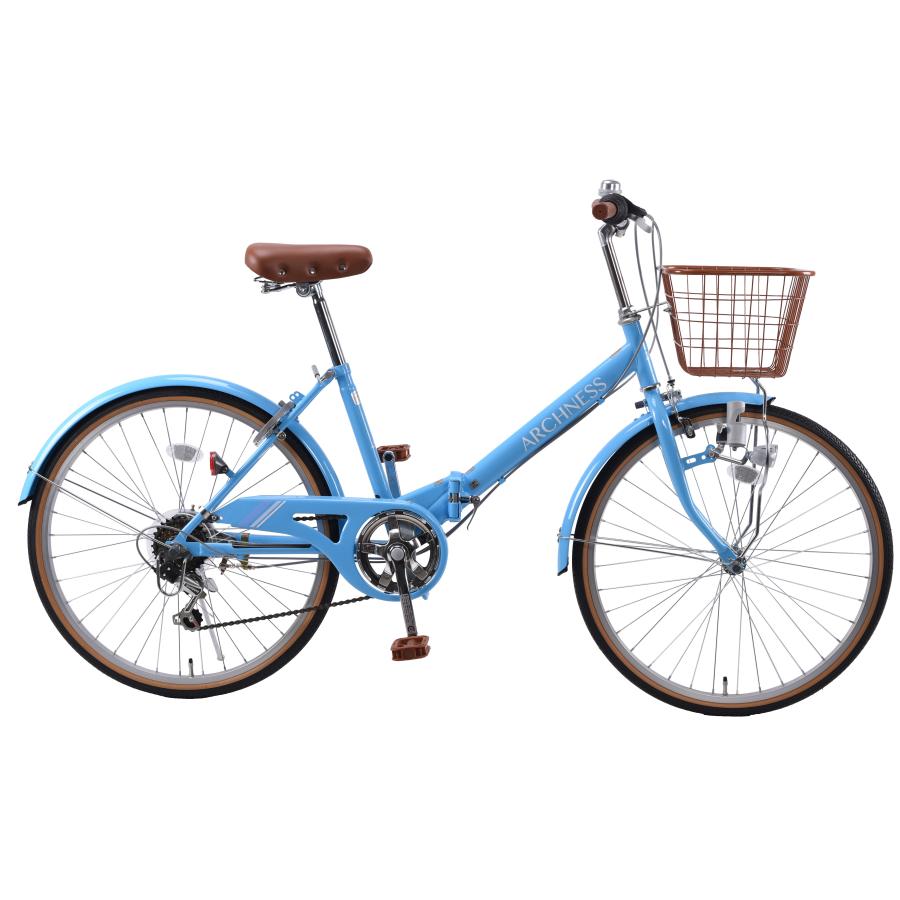 子供用自転車 24インチ 折りたたみ自転車 6段変速 街乗り 通勤 通学