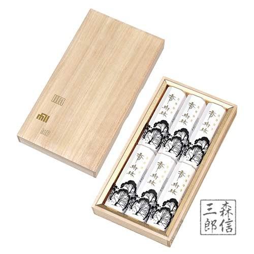 進物用線香 玉初堂のお線香 香樹林 短寸6箱入 桐箱入り ( お歳暮 喪中