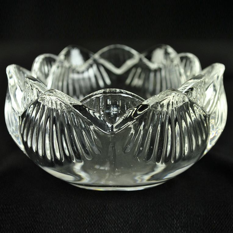 ガラス香炉「白蓮」モダン仏具・クリスタル仏具 : 仏壇・位牌・仏像