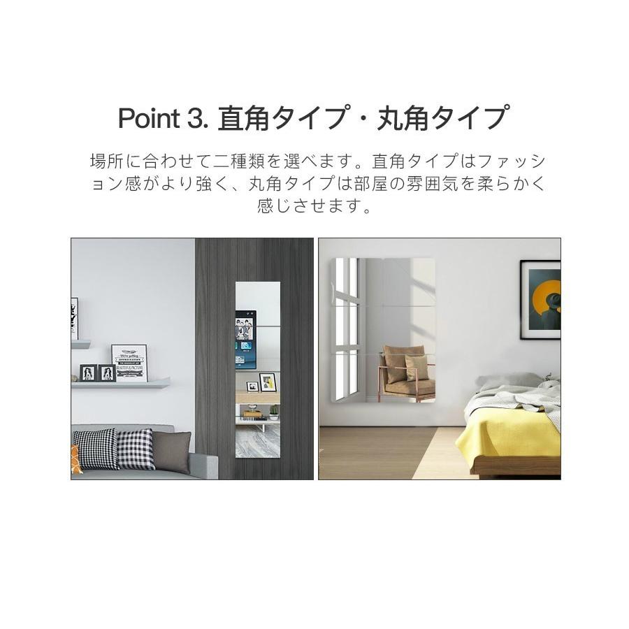 ミルオ君の鏡工房 全身鏡 貼る 姿見 貼るタイプ 壁掛け 貼る鏡 全身
