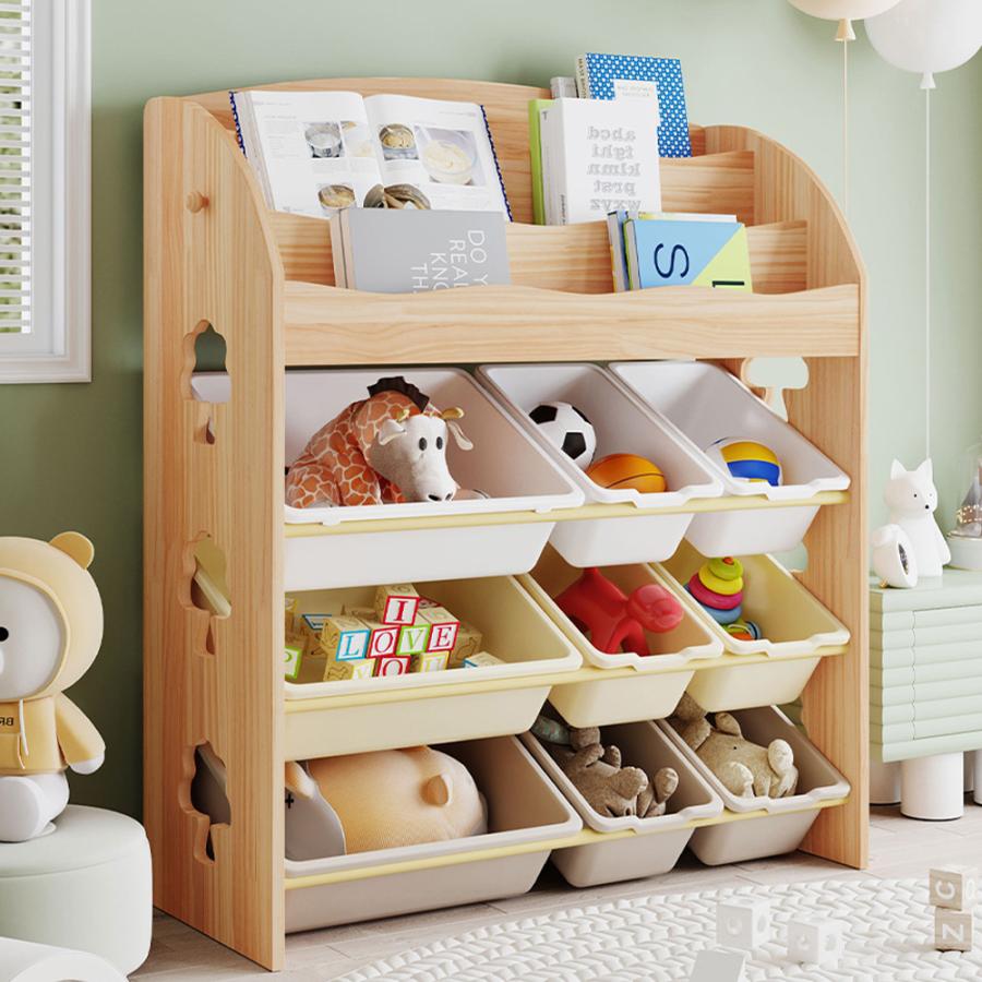 BTM 【全品P5倍☆今夜20時〜4H限定！】オモチャ収納 ラック おもちゃ箱