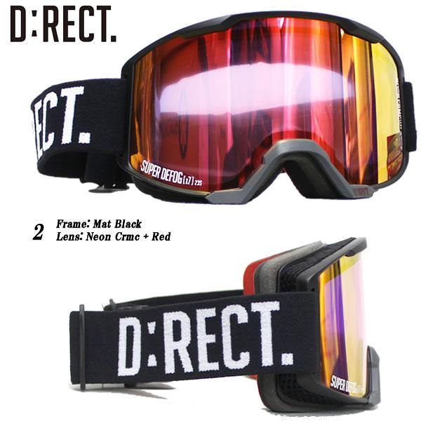 25-26 D:RECTスノーゴーグル BUGGY 2 調光レンズ DN14: 正規品