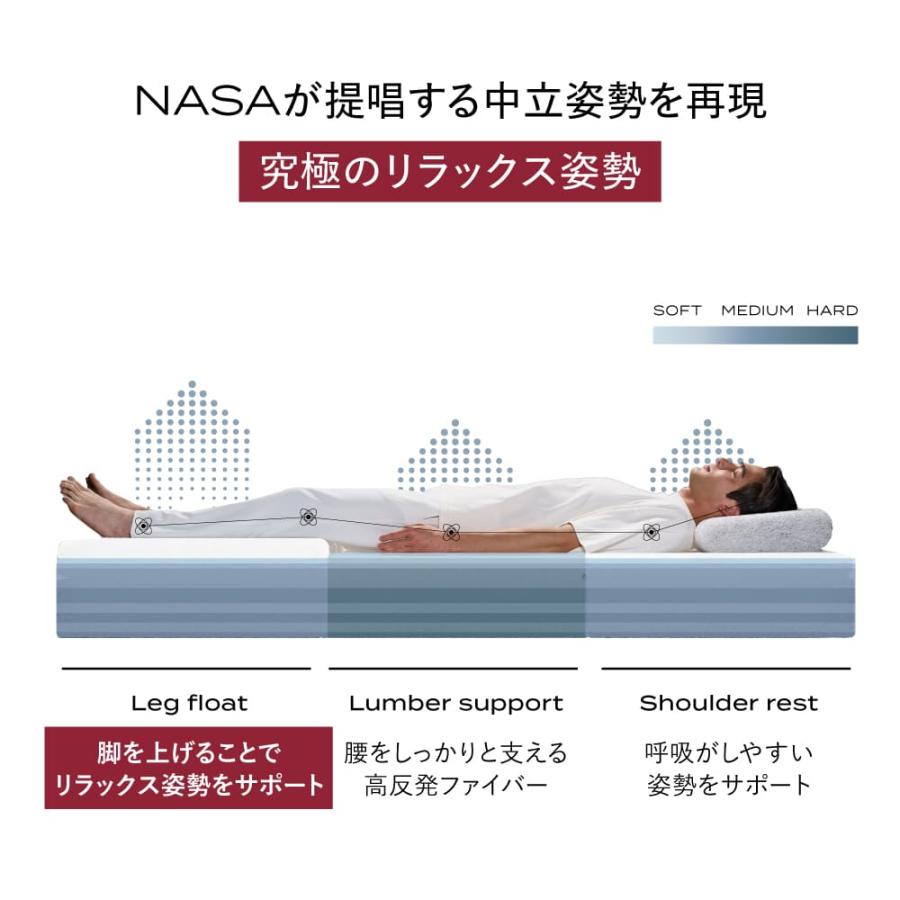 ブレインスリープ マットレス プレミアム フロート ダブル : BRAIN