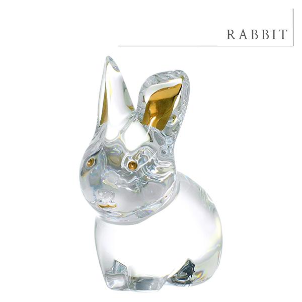 ミニマルズ バカラ フィギュリン フクロウ ラビット クリスタルガラス