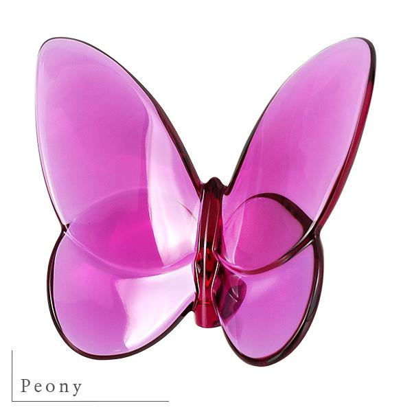 バカラ（Baccarat） フィギュリン ラッキーバタフライ クリスタル