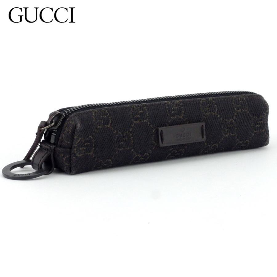 GUCCI（グッチ） ペンケース レディース メンズ GGキャンバス ブラウン