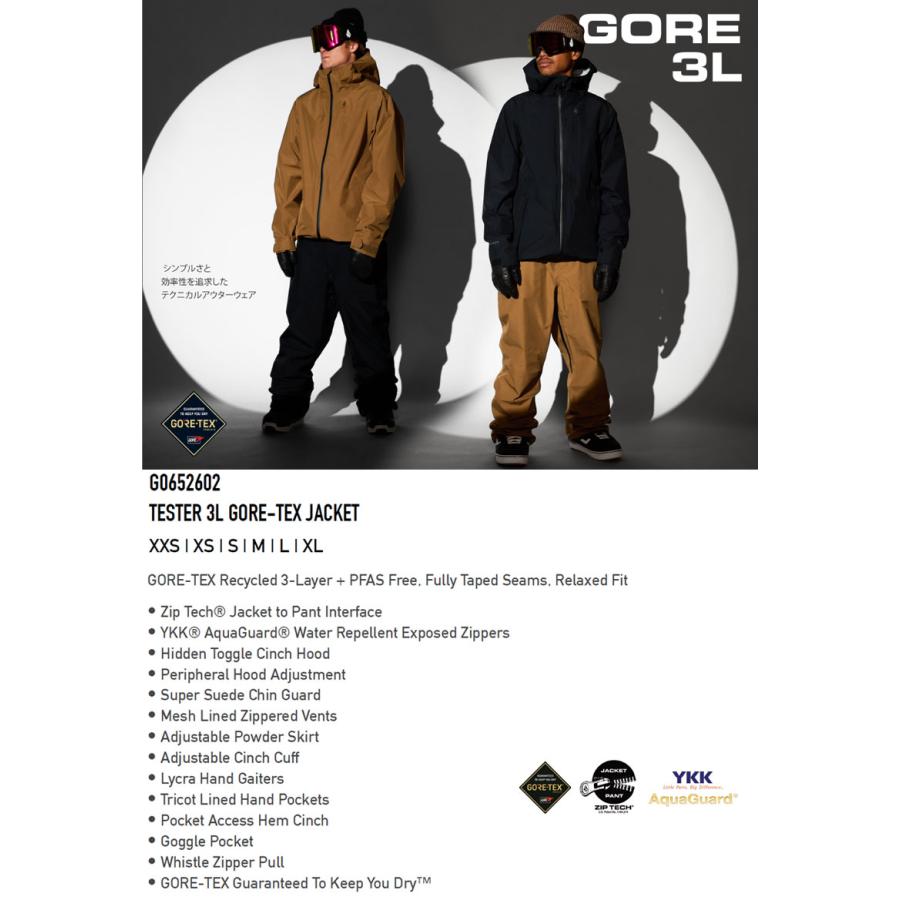 VOLCOM（ボルコム） 25-26 VOLCOM/ボルコム TESTER 3L GORE-TEX jacket