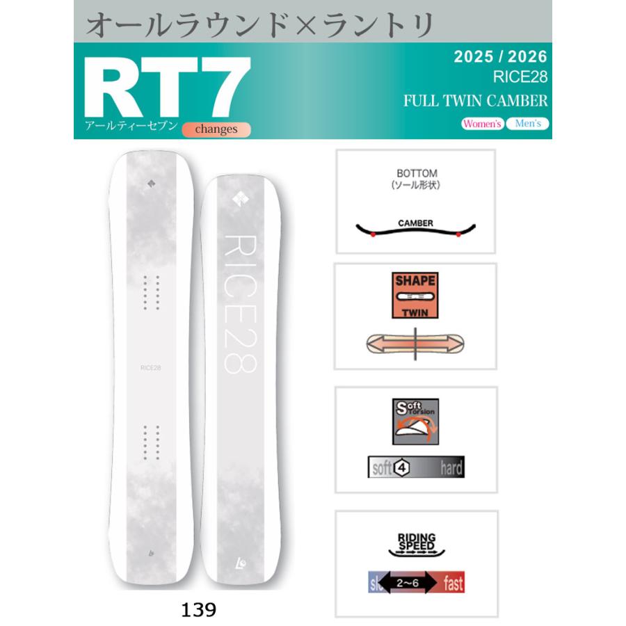 RICE28 25-26 RICE28/ライス RT7 アールティーセブン レディース