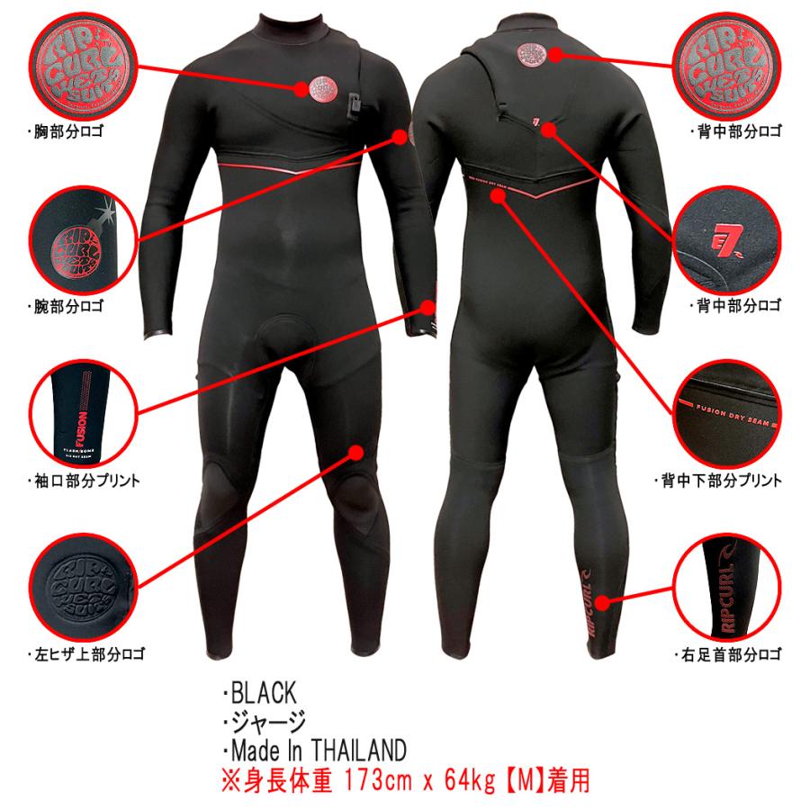 2024継続 RIPCURL E7 FLASH BOMB FUSION 53GB ZF 163MFS / リップ