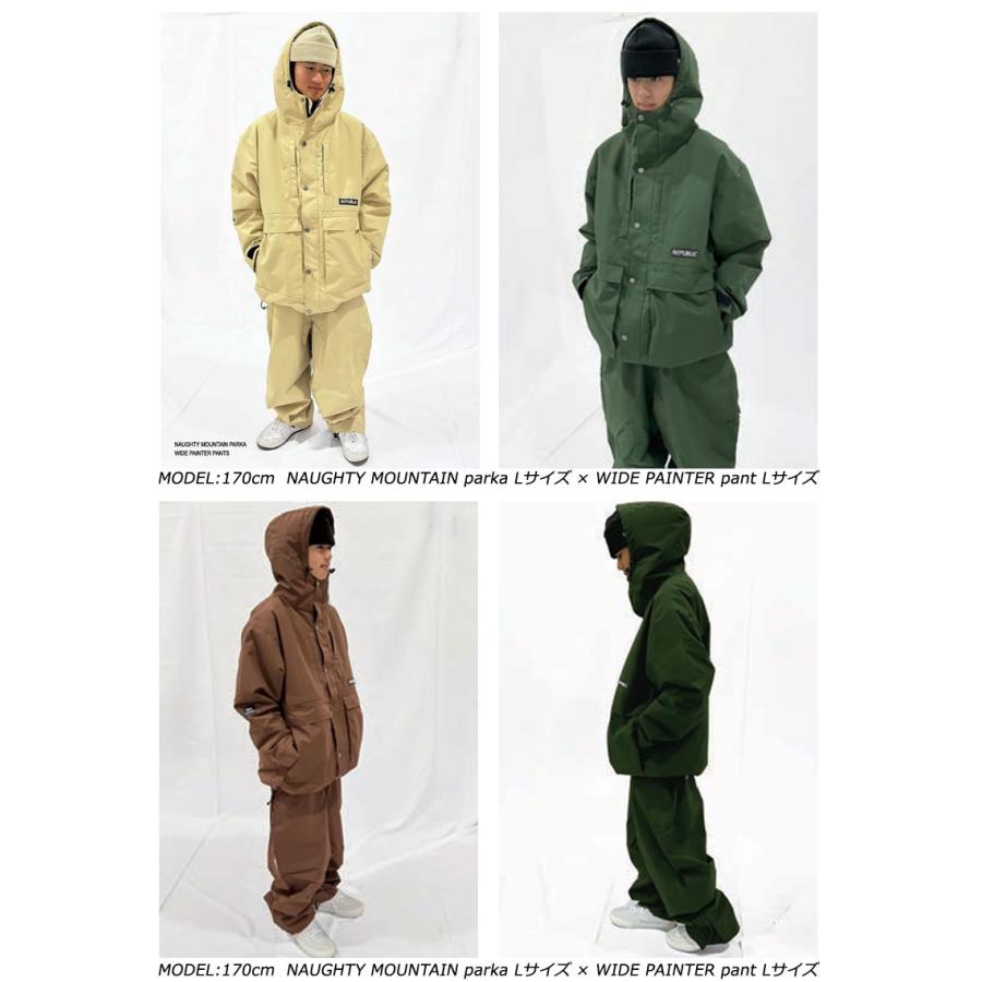 24-25 REPUBLIC & CO/リパブリック NAUGHTY MOUNTAIN parka メンズ