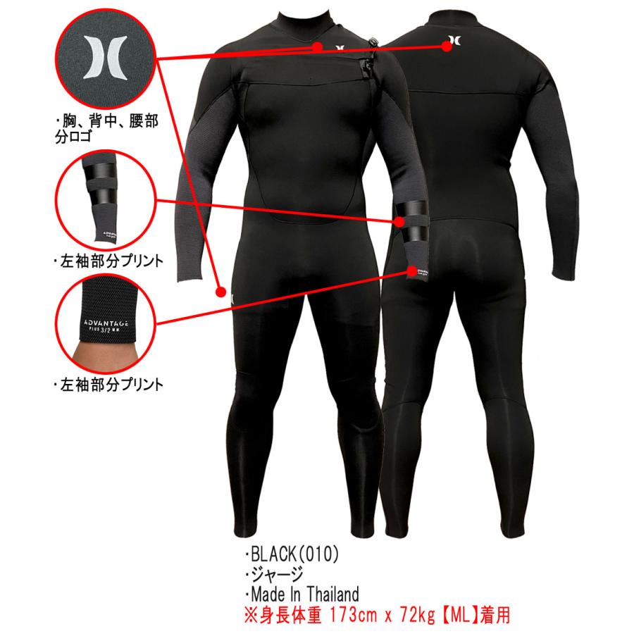 2025 HURLEY ADVANTAGE PLUS FULLSUIT MZFLAD25 / ハーレー