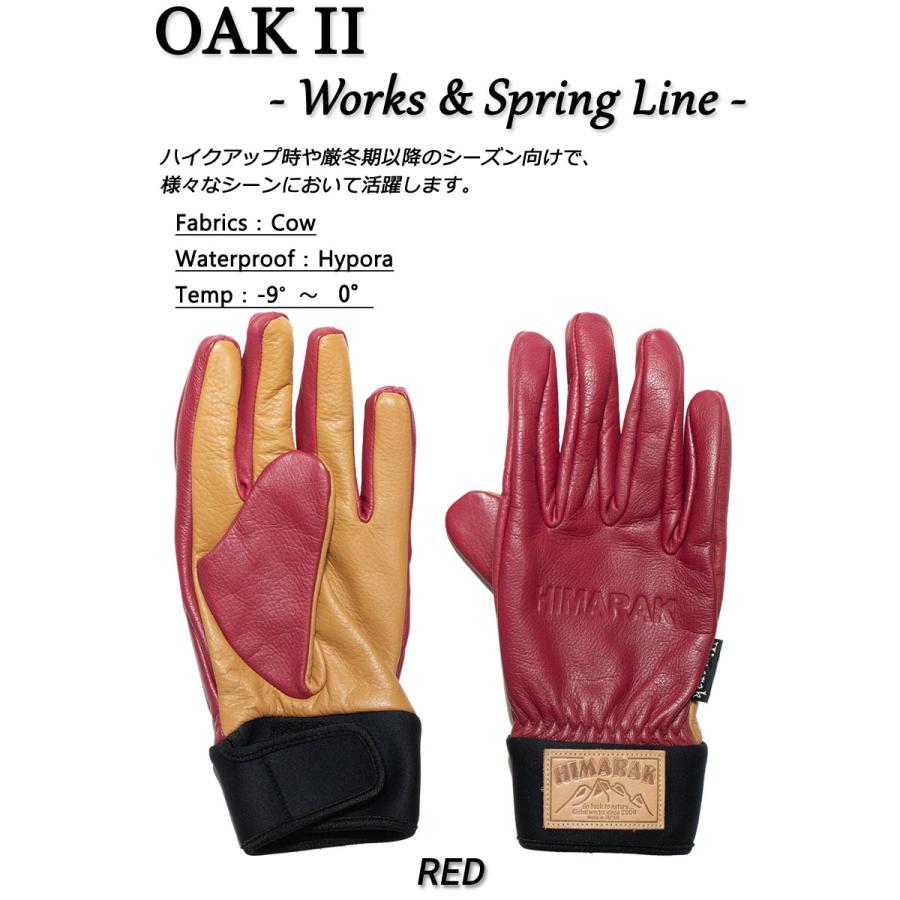 HIMARAK / ヒマラク OAK 2 オークツー ファイブフィンガーグローブ 本