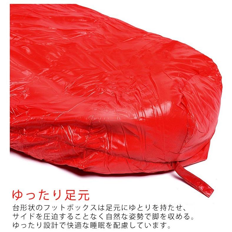Soomloom 寝袋 マミー型 シュラフ 耐寒温度-15℃ 高級ダウン650FP寝袋