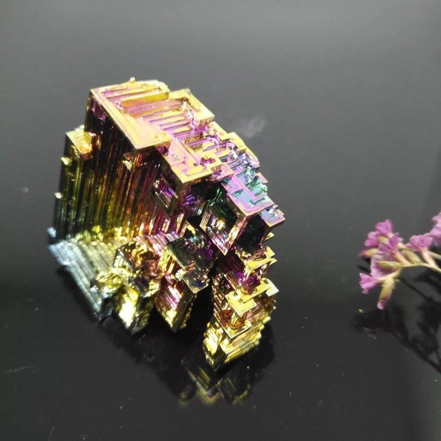 ビスマス人工結晶 虹色 インテリア 高純粋 鉱石 金属 結晶 : bzshop