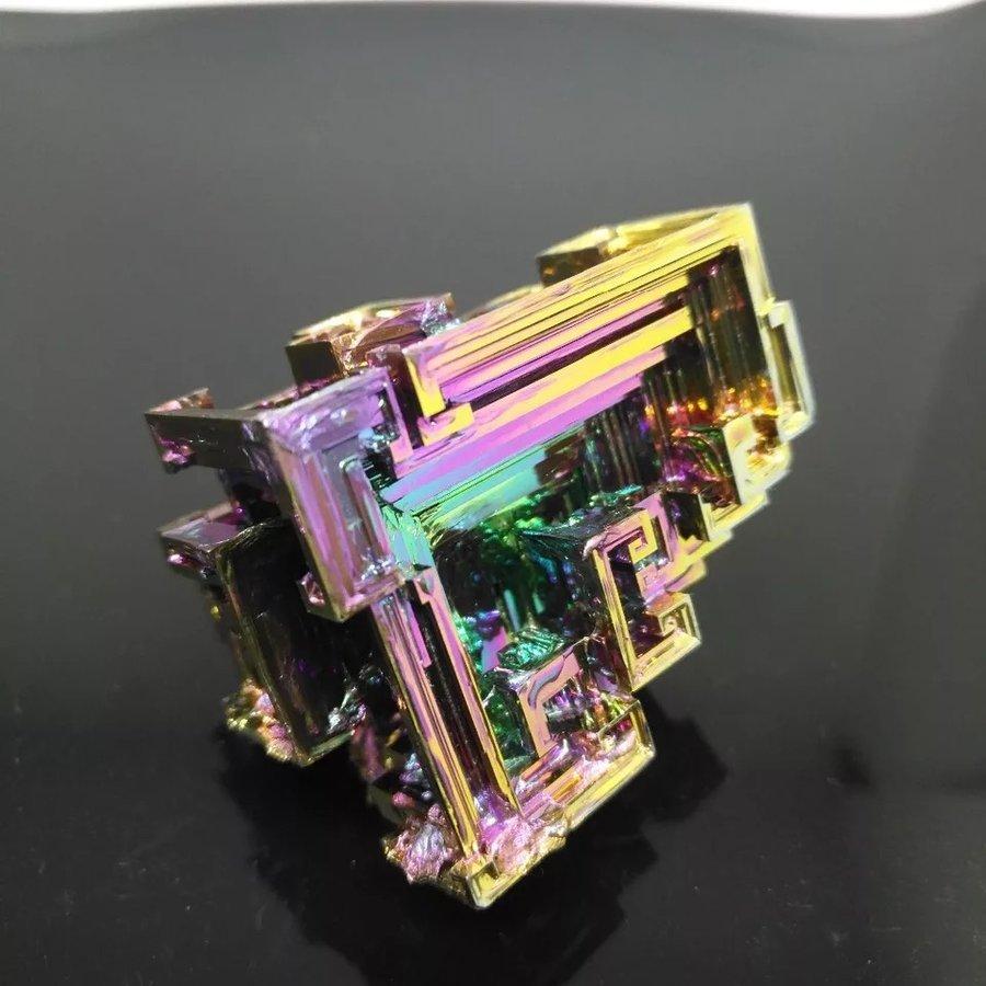 ビスマス人工結晶 虹色 インテリア 高純粋 鉱石 金属 結晶 : bzshop