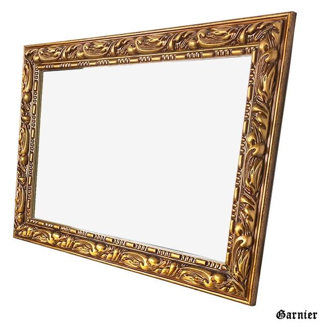 アンティーク調 ウォールミラー 壁掛け 鏡 バロック調 装飾 ロココ調