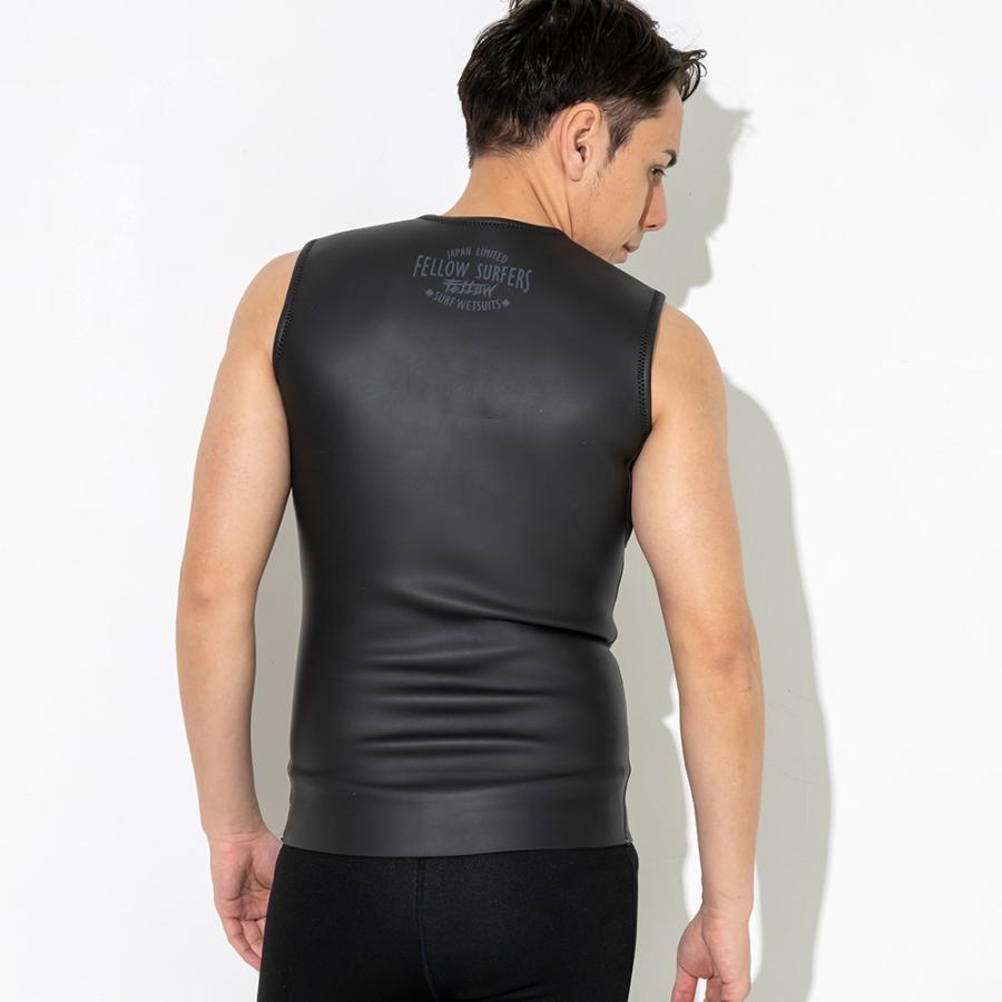 FELLOW ウェットスーツ ベスト メンズ ALL2mm スキン ラバー フロント