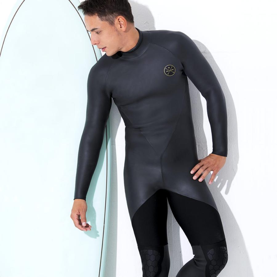 FELLOW ウェットスーツ フルスーツ バックジップ メンズ 3mm ラバー