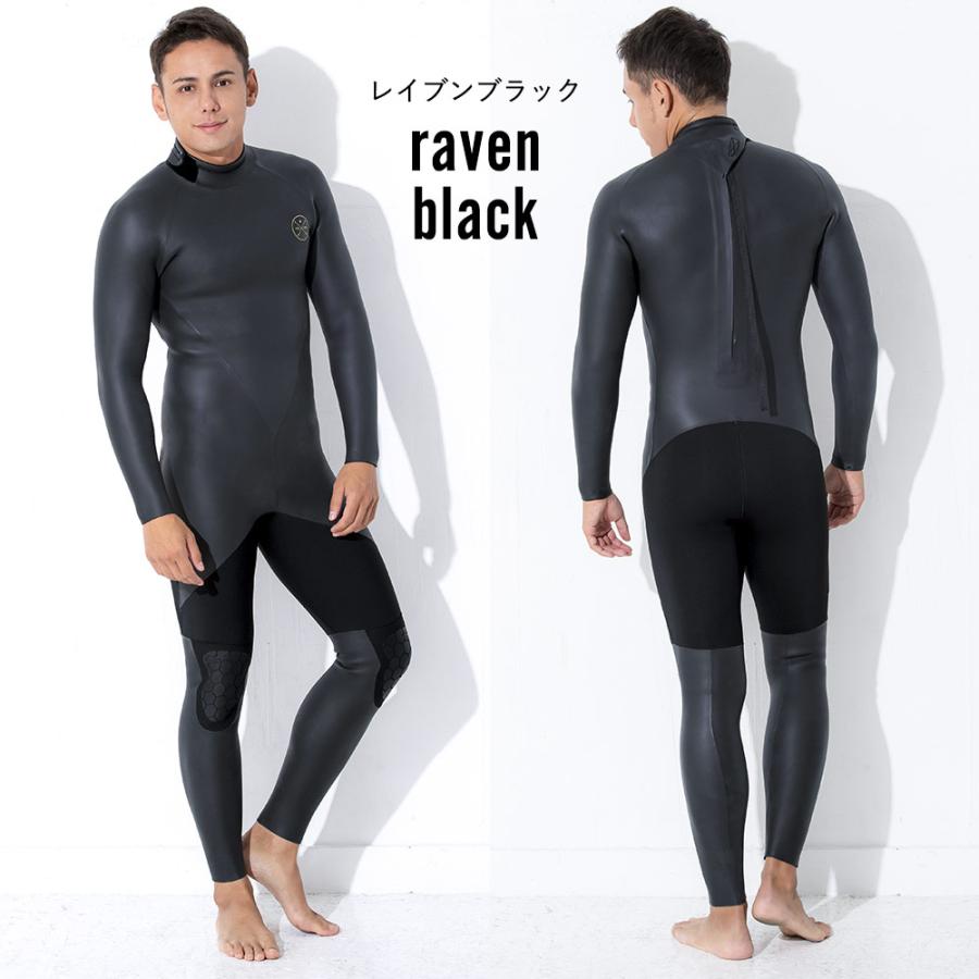 FELLOW ウェットスーツ フルスーツ バックジップ メンズ 3mm ラバー
