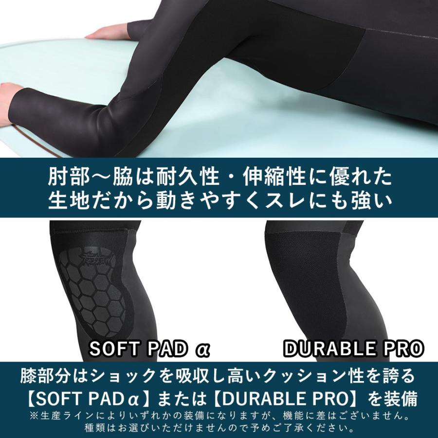 FELLOW セミドライ ウェットスーツ メンズ 5×3mm チェストジップ