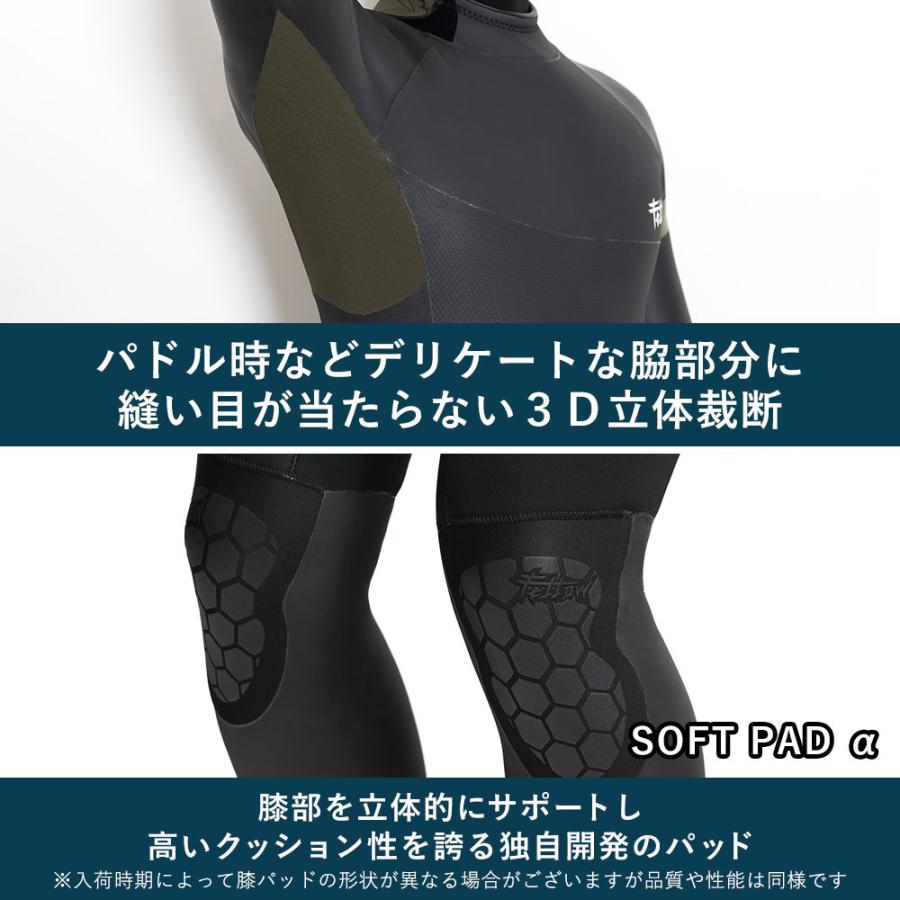 FELLOW 【3/8は10％OFF】FELLOW セミドライ ウェットスーツ メンズ 5