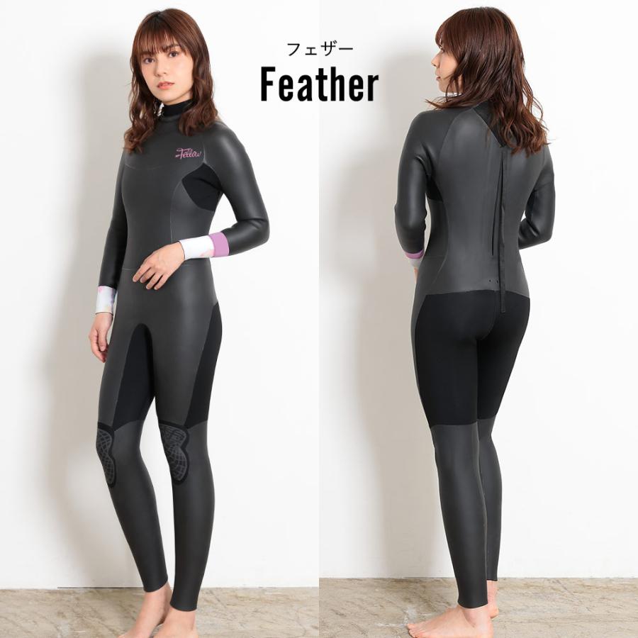 FELLOW セミドライ ウェットスーツ レディース 5×3mm バックジップ