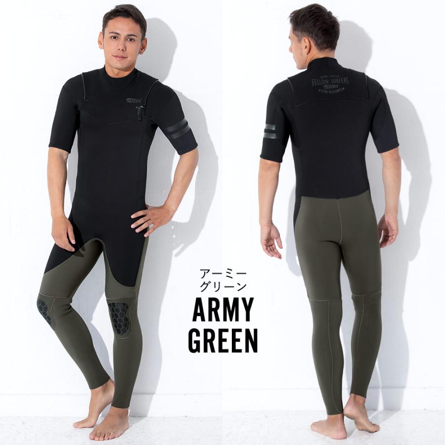 FELLOW ウェットスーツ シーガル 3mm メンズ チェストジップ