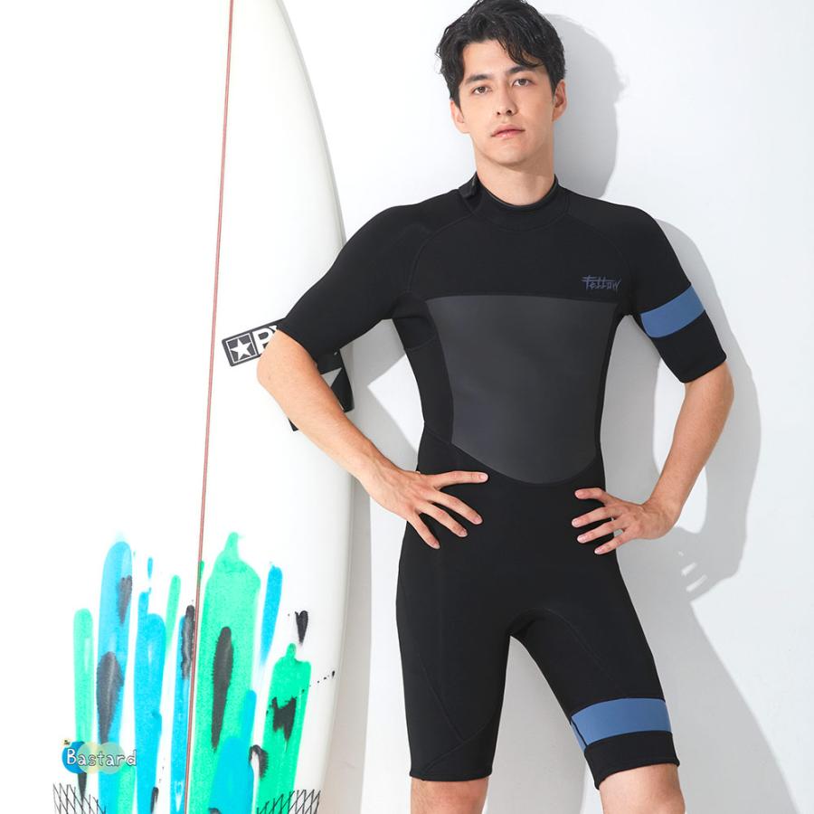 FELLOW ウェットスーツ スプリング メンズ バックジップ 2mm