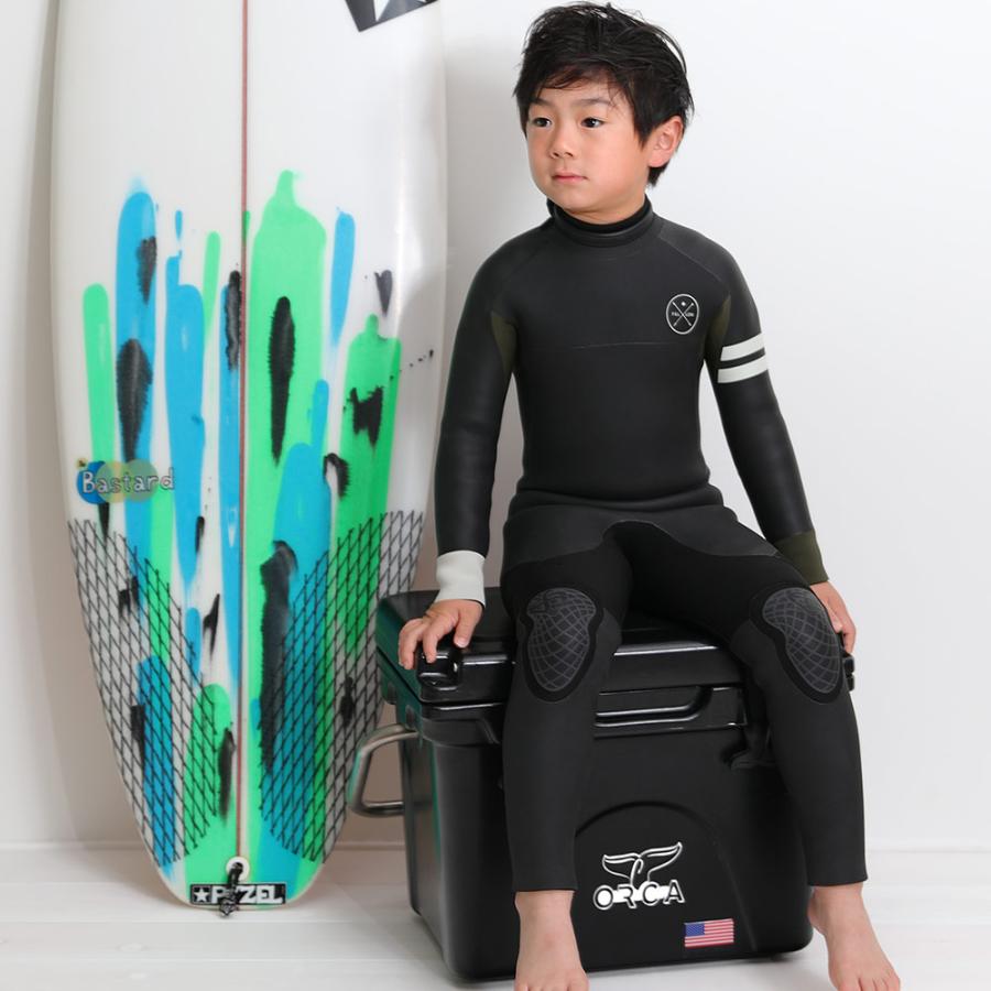 FELLOW セミドライ ウェットスーツ キッズ 5×3mm バックジップ スキン