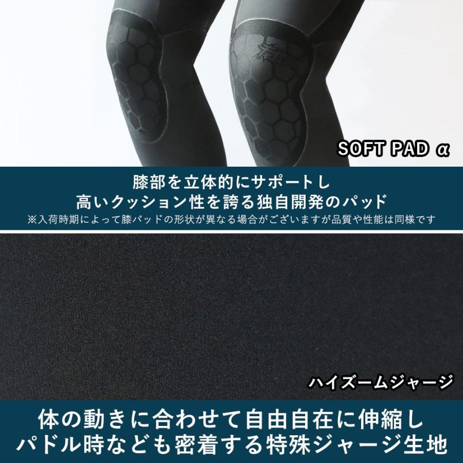 FELLOW セミドライ ウェットスーツ キッズ 5×3mm バックジップ スキン