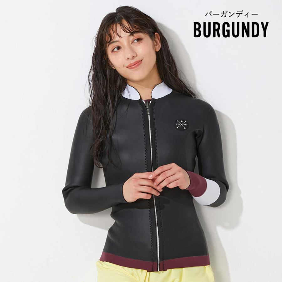 FELLOW ウェットスーツ タッパー レディース フロントジップ 3mm