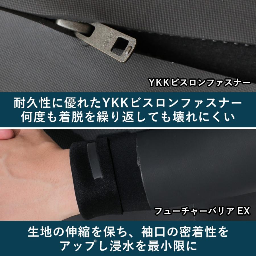 FELLOW ウェットスーツ セミドライ メンズ 5×3mm スキン ジャージ 冬