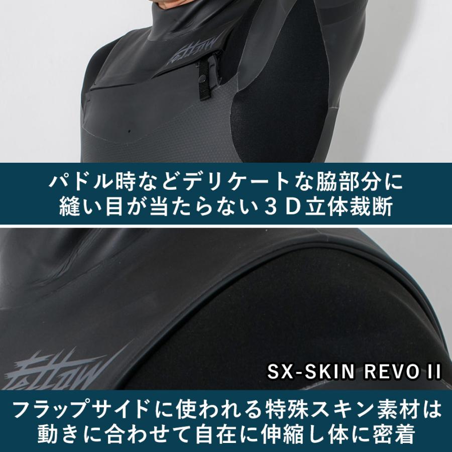 FELLOW ウェットスーツ セミドライ メンズ 5×3mm スキン ジャージ 冬
