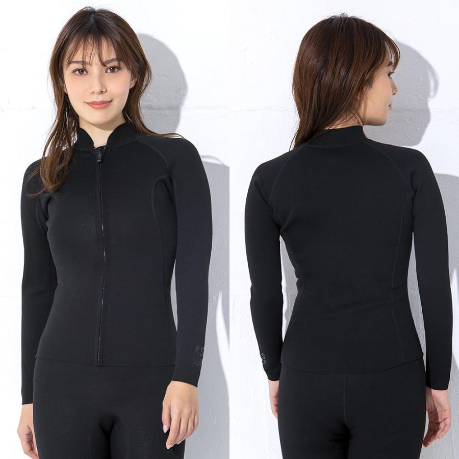 RSS SURF ウェットスーツ フロントジップ タッパー レディース 1.5mm