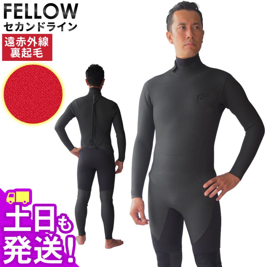 RSS SURF セミドライスーツ ウェットスーツ メンズ バックジップ