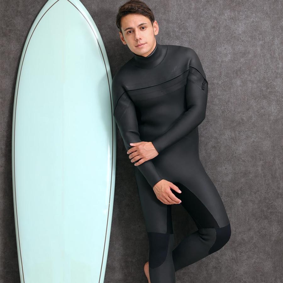 RSS SURF セミドライ ウェットスーツ メンズ 5×3mm ロングチェスト