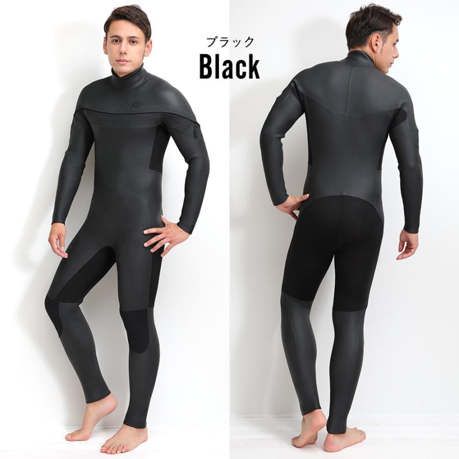 RSS SURF セミドライ ウェットスーツ メンズ 5×3mm ロングチェスト