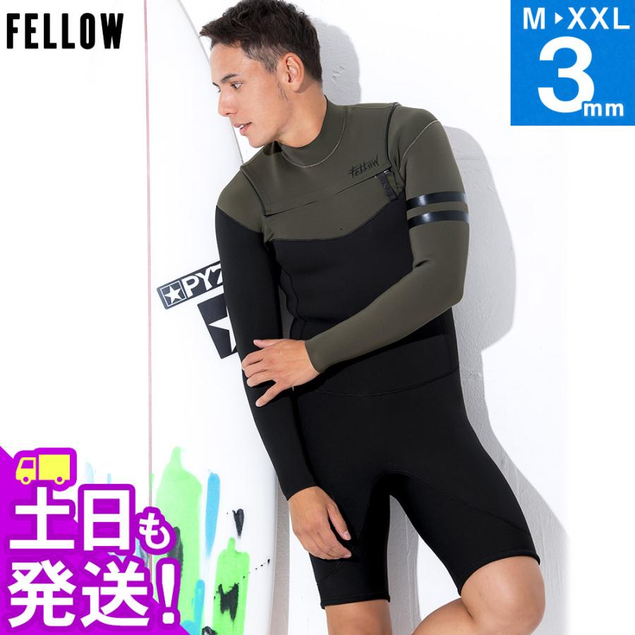 FELLOW 【3/5はP5倍】FELLOW ウェットスーツ メンズ 3mm ロング